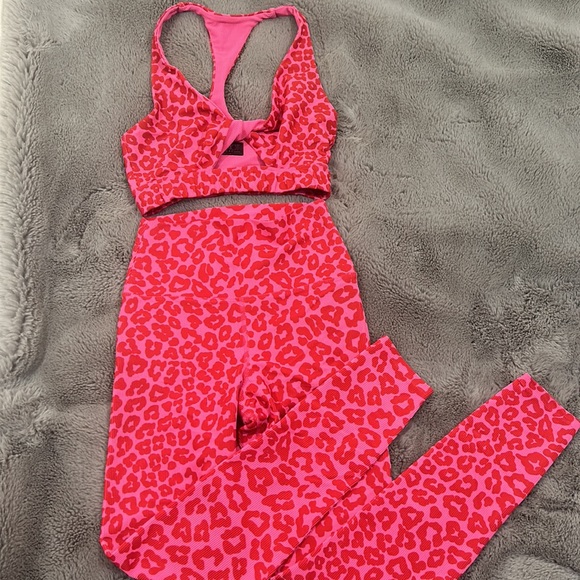 Beach Riot Pink Leopard Set - Picture 2 of 5